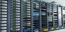 network server room network server room with computers for digital tv ip communications and internet